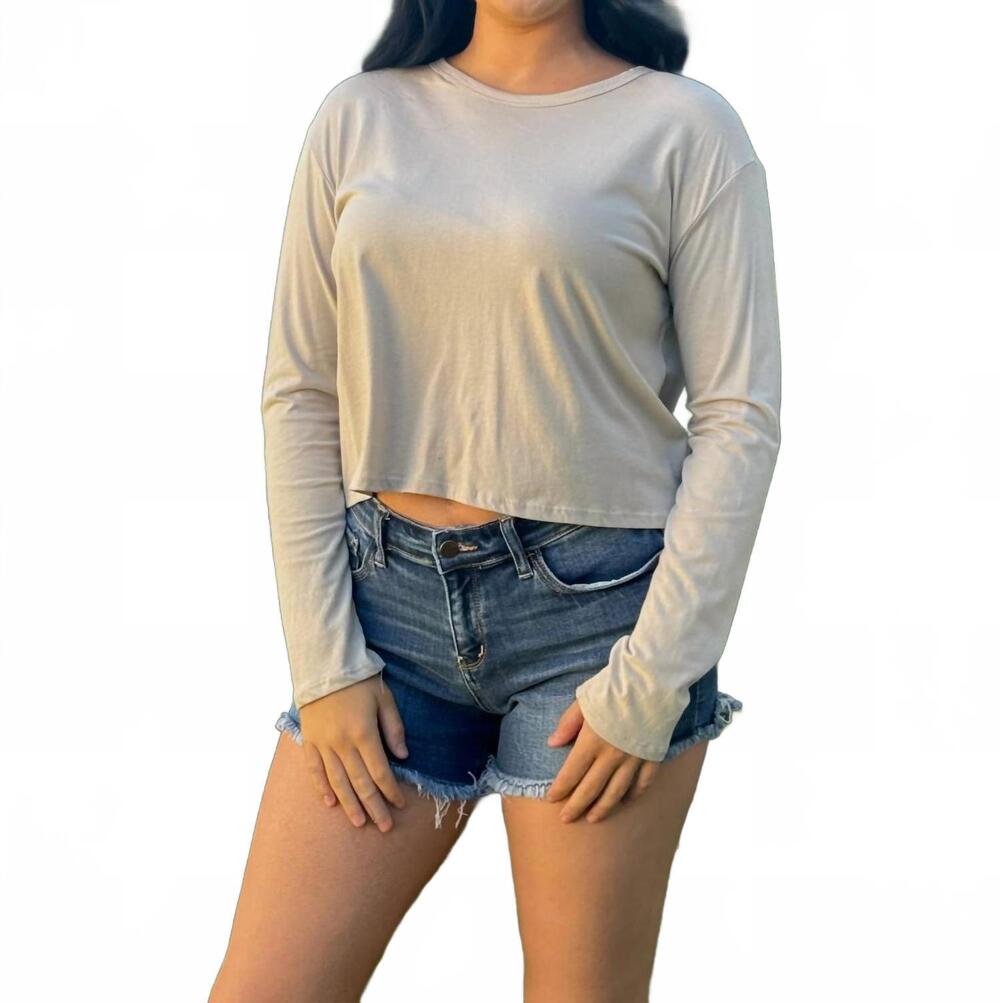 NEW WASABI + MINT knot backing down top in khaki